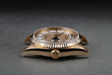 1990 Rolex Day-Date 18238 Enamel and Diamond Pave Carousel Dial