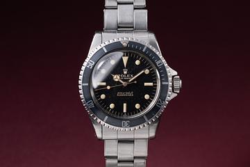 1963 Rolex PCG Submariner 5513 Gilt Dial 