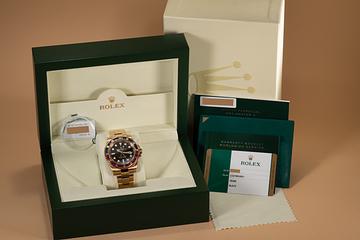 2018 Rolex 18K YG GMT-Master II 116748SARU with Box & Papers