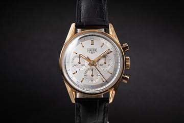 Tag Heuer 18K YG Carrera CS3140 1964 RE-Edition with Box 
