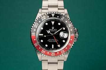 2002 Rolex GMT 16710 with Box and Papers  and Faded Coke Insert