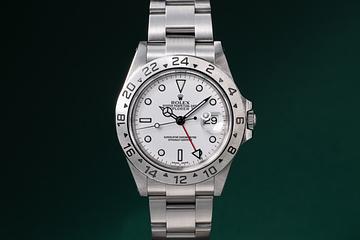 2000 Rolex Explorer II 16570 White Dial