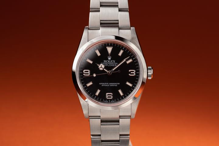 2001 Rolex Explorer 114270 with Papers | Tropical Watch