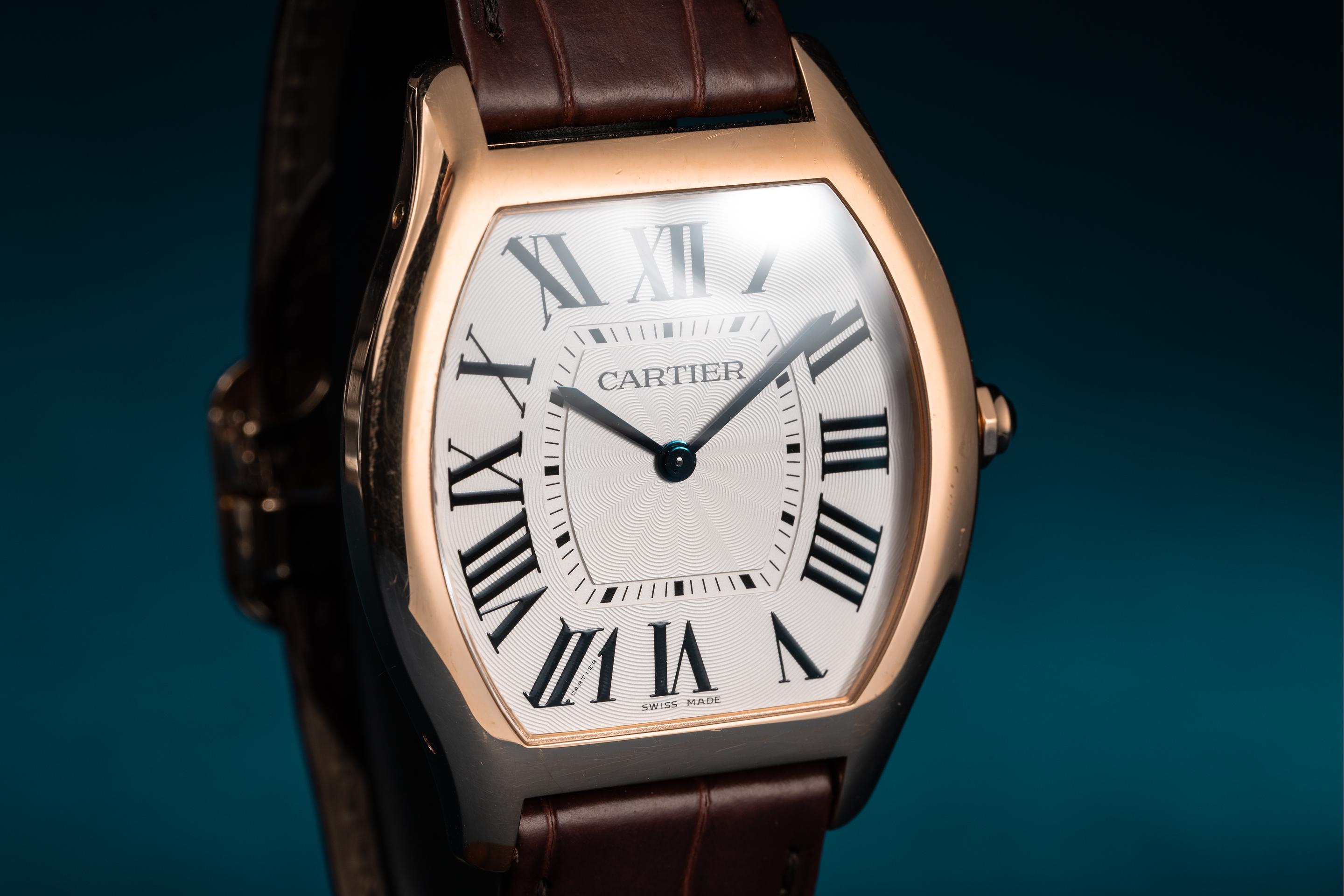rururunnn　カルティエ Cartier 18K RG Tortue L 3797 Silver Dial | Tropical Watch