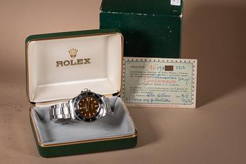 【希少】ロレックスROLEXボックス 1961 Rolex Submariner 5512 Tropical Chapter Ring Dial with Box and