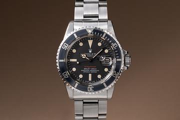 1972 Rolex Red Submariner 1680 MK 5 Dial