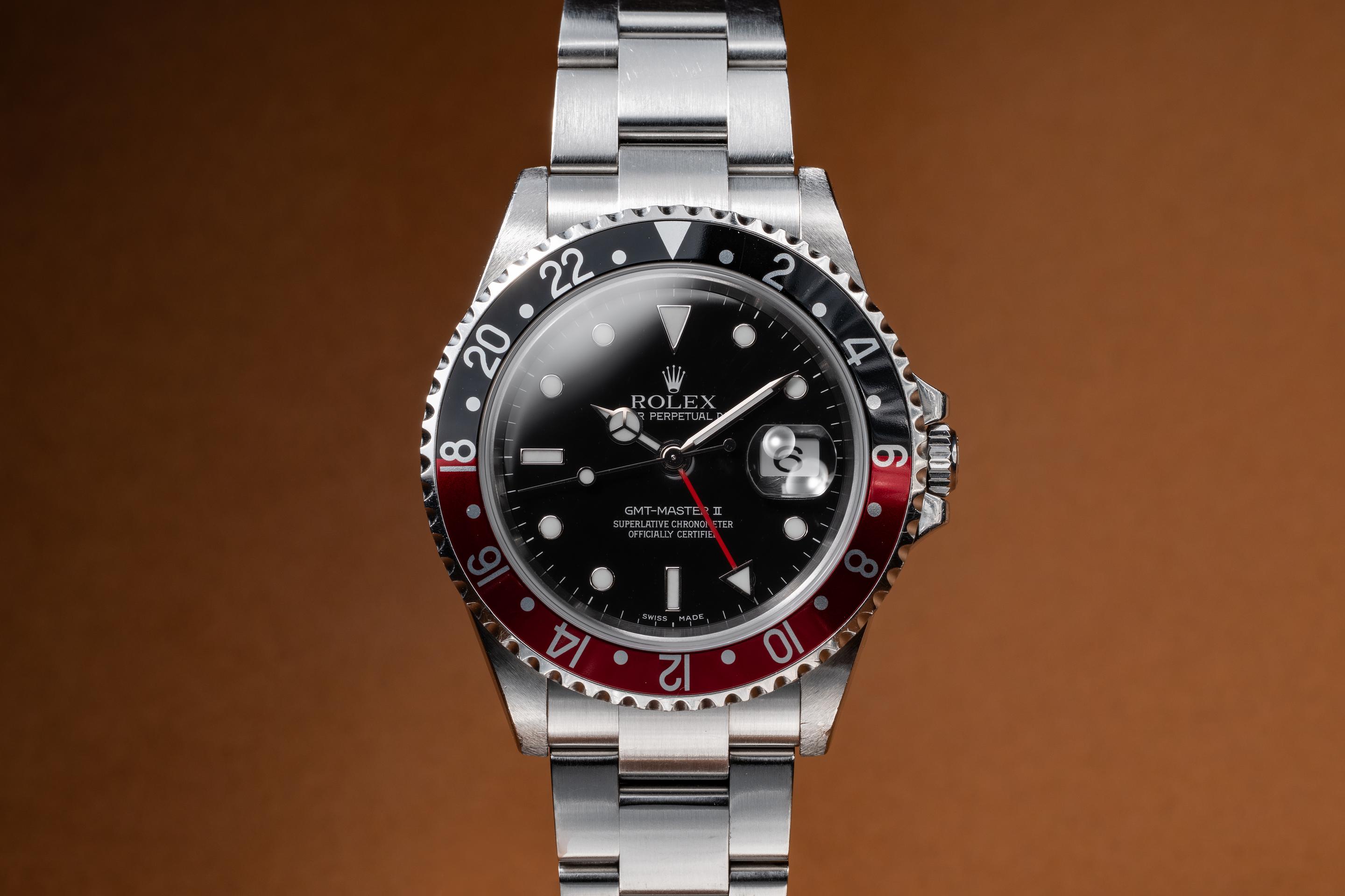 2004 Rolex GMT Master II 16710 Tropical Watch