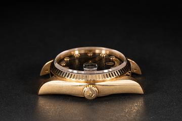 1978 Rolex 18K YG Day-Date 18038 Onyx Pinball Diamond Dial