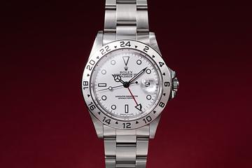 1991 Rolex Explorer II 16570 White Dial 