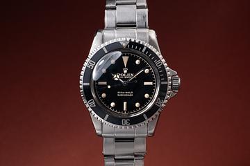 1962 Rolex PCG Submariner 5512 Gilt Chapter Ring Dial