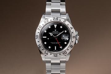 2009 Rolex 3186 Explorer II 16570 Black Dial with Papers