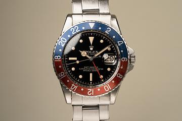 1961 Rolex GMT 1675 Gilt Chapter Ring Dial