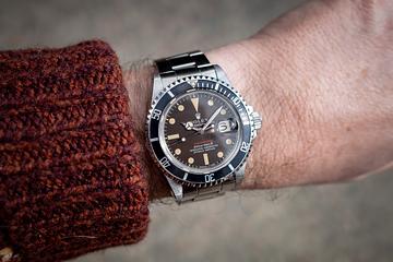 1969 Rolex Red Submariner 1680 Meters First Mark 3 Tropical Dial with Box and Double Punch Papers 
