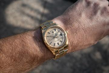 1972 Rolex 18K YG Day-Date 1803 Champagne Dial