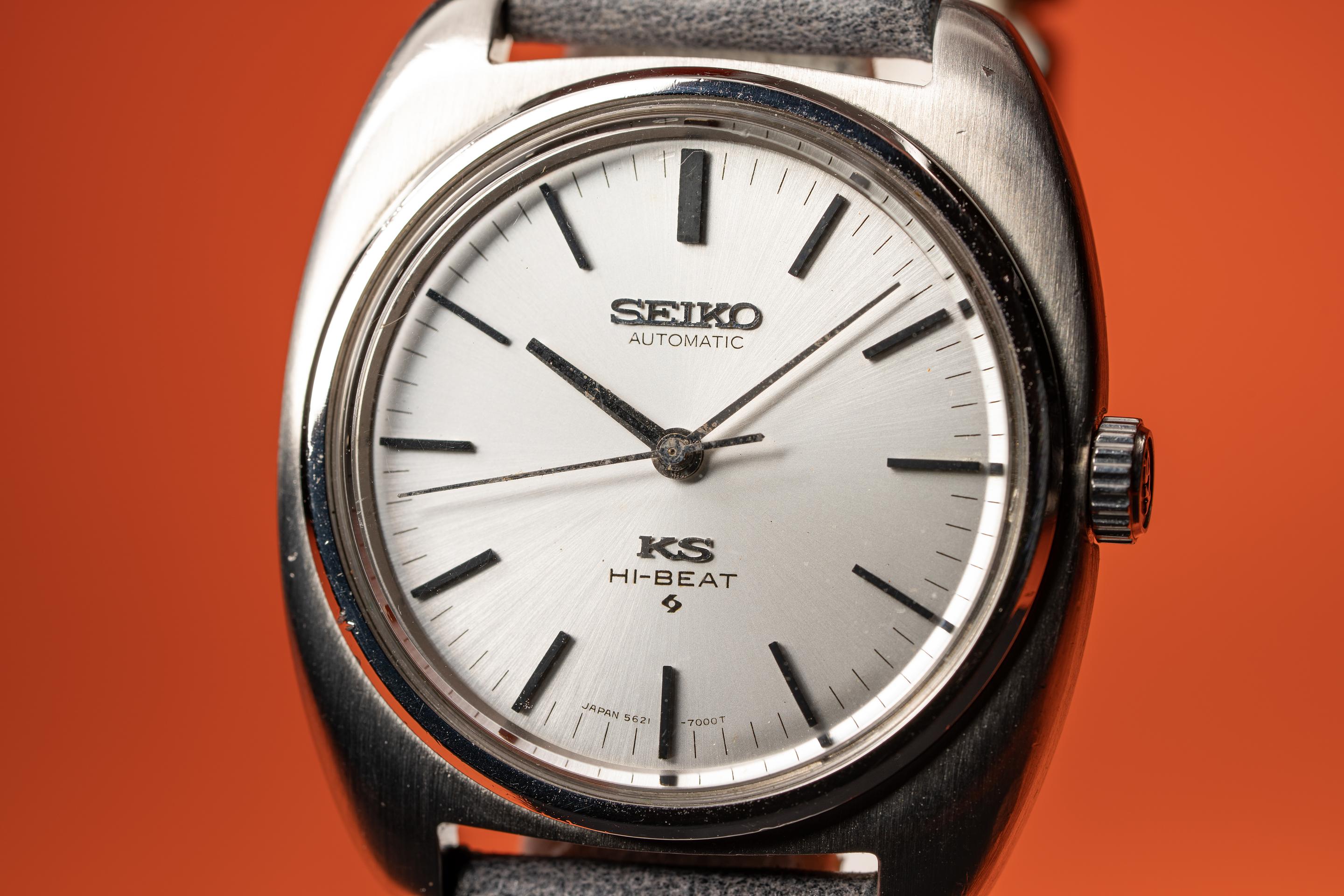 【美品】KING SEIKO HI-BEAT 5621-7000濃紺1970年 RARE* 1970 King Seiko 5621-7000 Hi Beat Roman Numeral Dial
