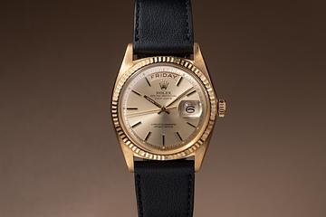 1972 18K YG Day-Date 1803 Silver Dial