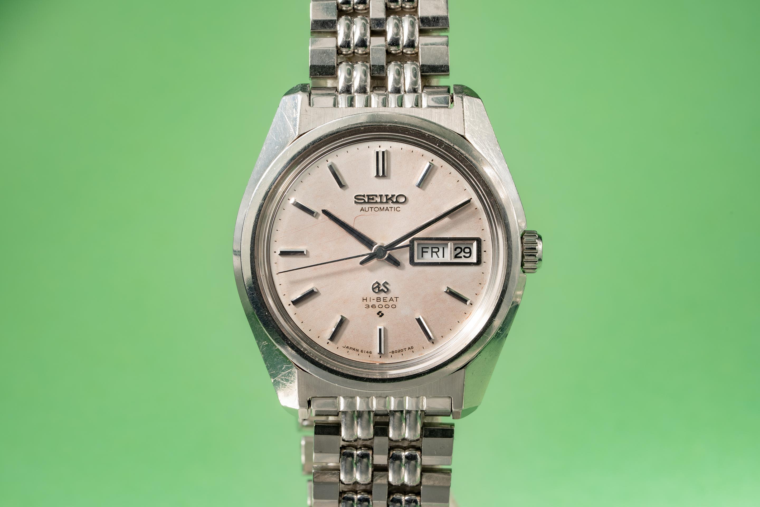 Grand Seiko Day Date 6146-8000 | Tropical Watch