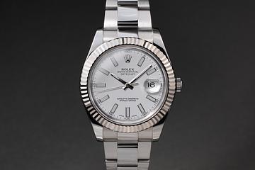 2013 Rolex DateJust 116334 White Dial with Box & Papers