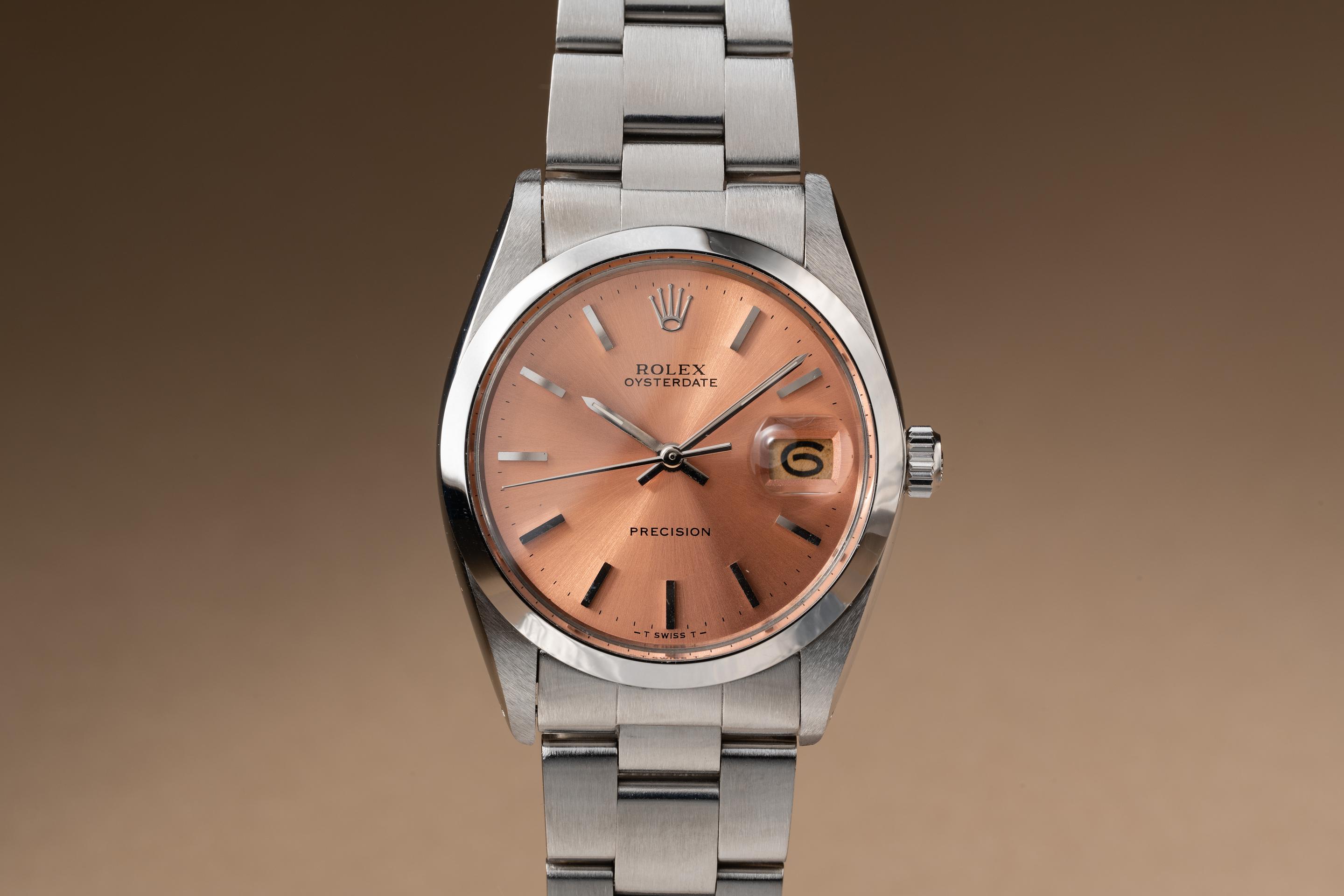 1966 Rolex OysterDate 6694 Persimmon Dial | Tropical Watch