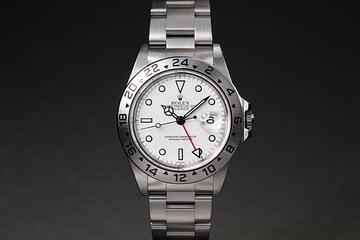 1998 Rolex Explorer II 16570 White Swiss Only Dial with Papers