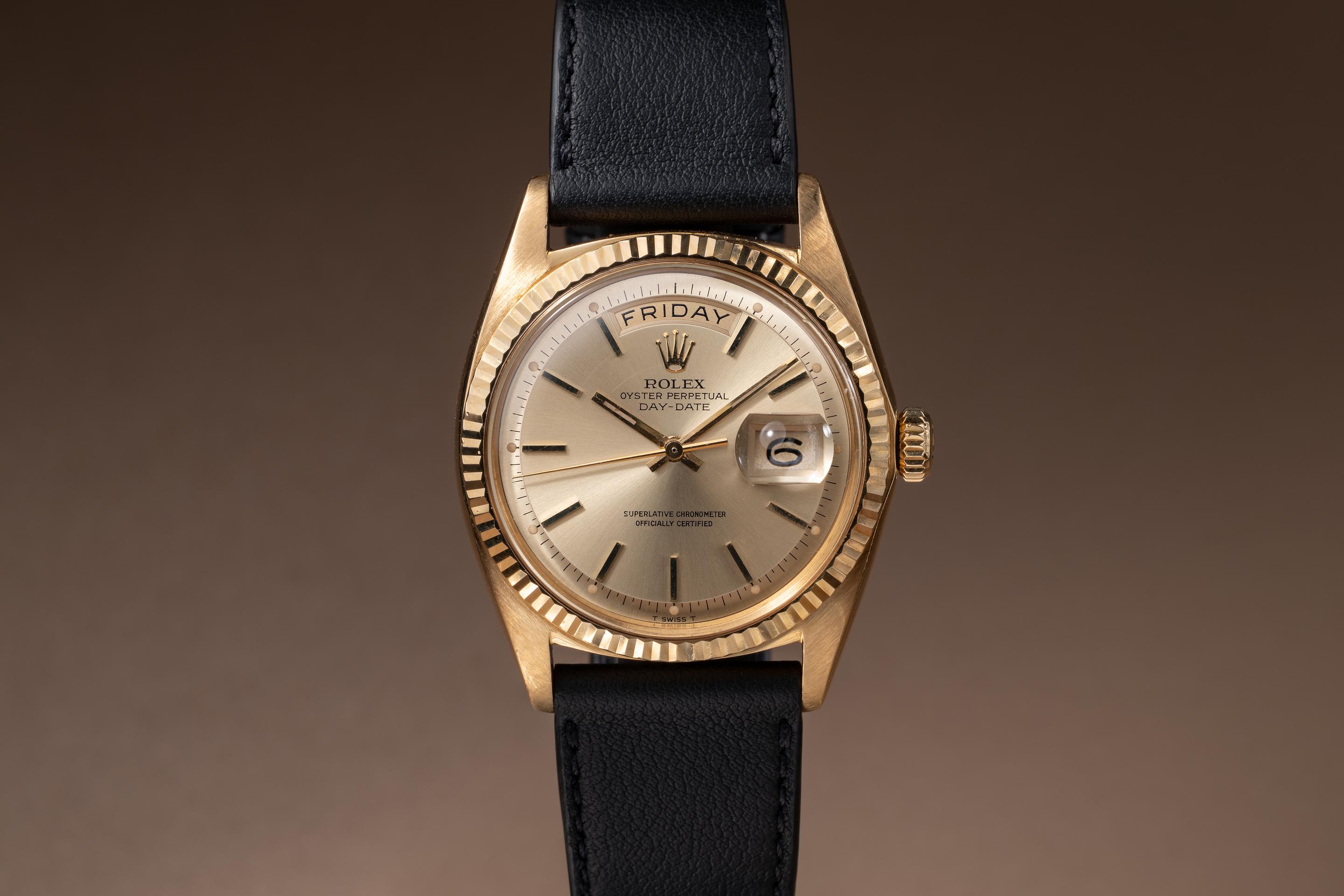 1972 18K YG Day-Date 1803 Silver Dial | Tropical Watch