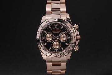 2022 Rolex 18K RG Daytona 116505 Black Dial with Box & Papers 