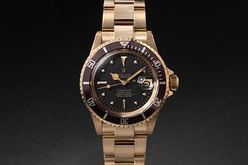 1979 Rolex 18K YG Submariner 1680 Black Nipple Dial