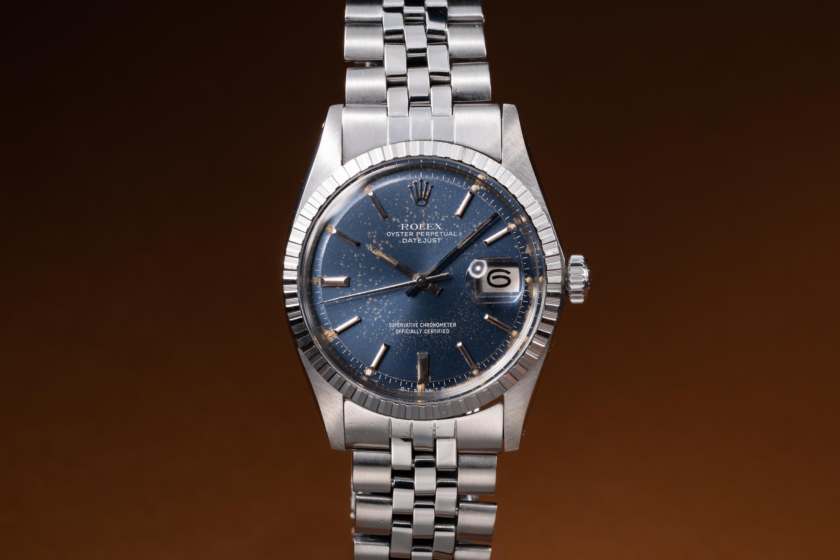 バルスーズ('74仏) 1974 Rolex DateJust 1603 Tropical Blue Sigma Dial | Tropical Watch