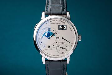 2018 A. Lange & Sohne Lang Platinum Moon Phase 1 139.025G with Box and Papers 