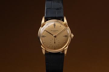 1940's Patek Phillippe 18K YG Calatrava 2407J "Sea Turtle" Champagne Dial