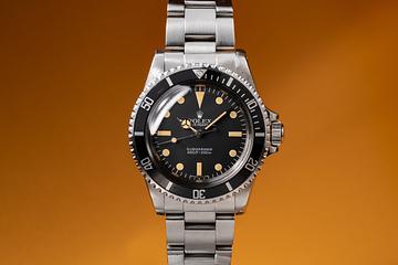 1984 Rolex Submariner 5513 MK 5 Maxi Dial with Box and Papers