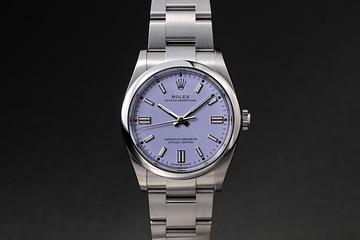 2025 Rolex Oyster Perpetual 126000 Lavender Dial with Box & Papers