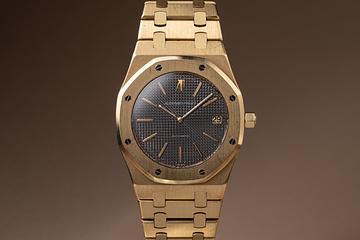 Audemar Piguet 18K YG Royal Oak 5402BA Jumbo Grey Dial