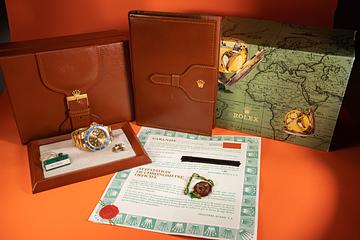 1985 Rolex 18K YG Submariner 16808 with Tropical Nipple Dial with