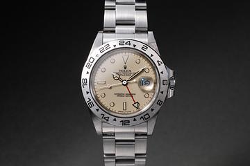 1986 Rolex Explorer II 16550 Cream Rail Dial