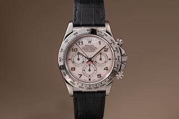 1999 Rolex 18K WG Daytona 16519 MOP Arabic Dial