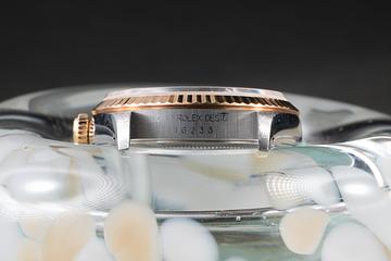 1993 Rolex Two-Tone DateJust 16233 Silver Tropical Dial | Tropical