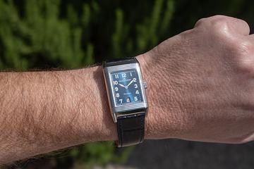 Jaeger LeCoultre Jumbo Reverso 270.8.12 Blue Arabic Numeral Dial