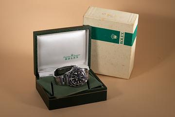 Reggie Jackson's 1973 Rolex Submariner 1680 MK 5 Dial with Box