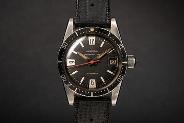 1960s Universal Geneve Polerouter Sub 204’615/1 with Box and Papers