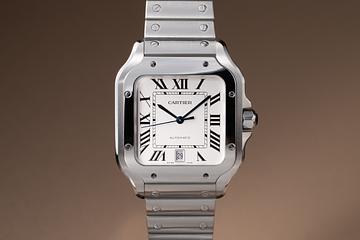 2022 Cartier Santos Large WSSA0018 with Box & Papers