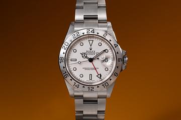 2000 Rolex Explorer II 16570 White Dial 