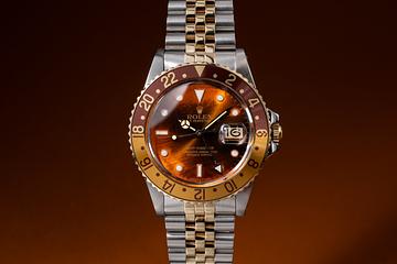 1979 Rolex Two-Tone GMT-Master 16753 Tropical Dial with Service Papers