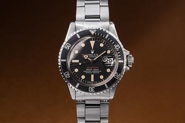 1972 Rolex Red Submariner 1680 MK 5 with Box & Papers