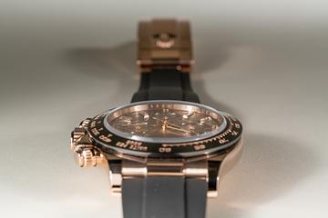 2021 18K RG Rolex Daytona 116515 Sundust Diamond Dial with