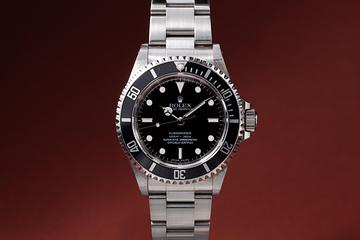 2008 Rolex Submariner 14060M with Papers and 4 Line Dial 