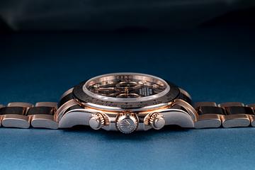 2021 Rolex 18K RG Daytona 116505 Black Diamond Dial with Papers
