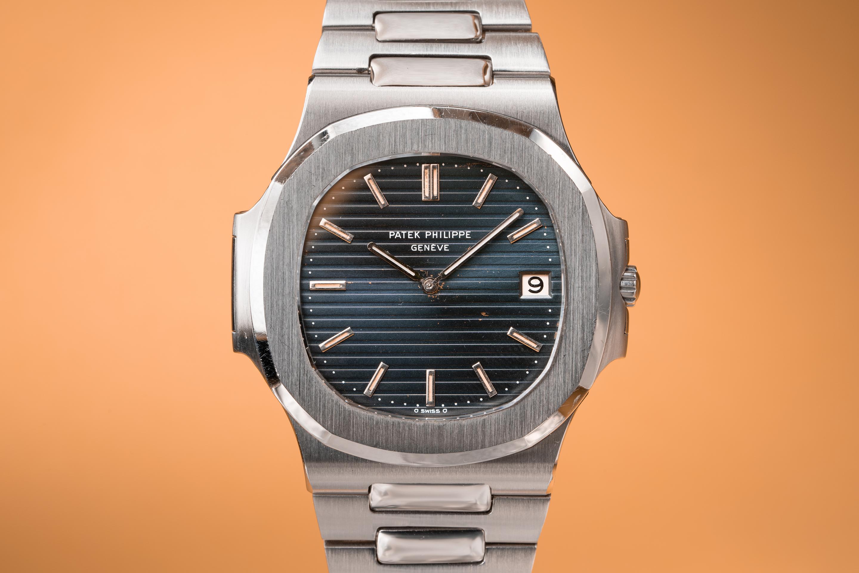 Patek Philippe Nautilus 3700 Blue Tropical Dial Tropical Watch