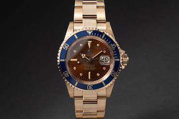 1979 Rolex 18K YG Submariner 1680 Tropical Nipple Dial