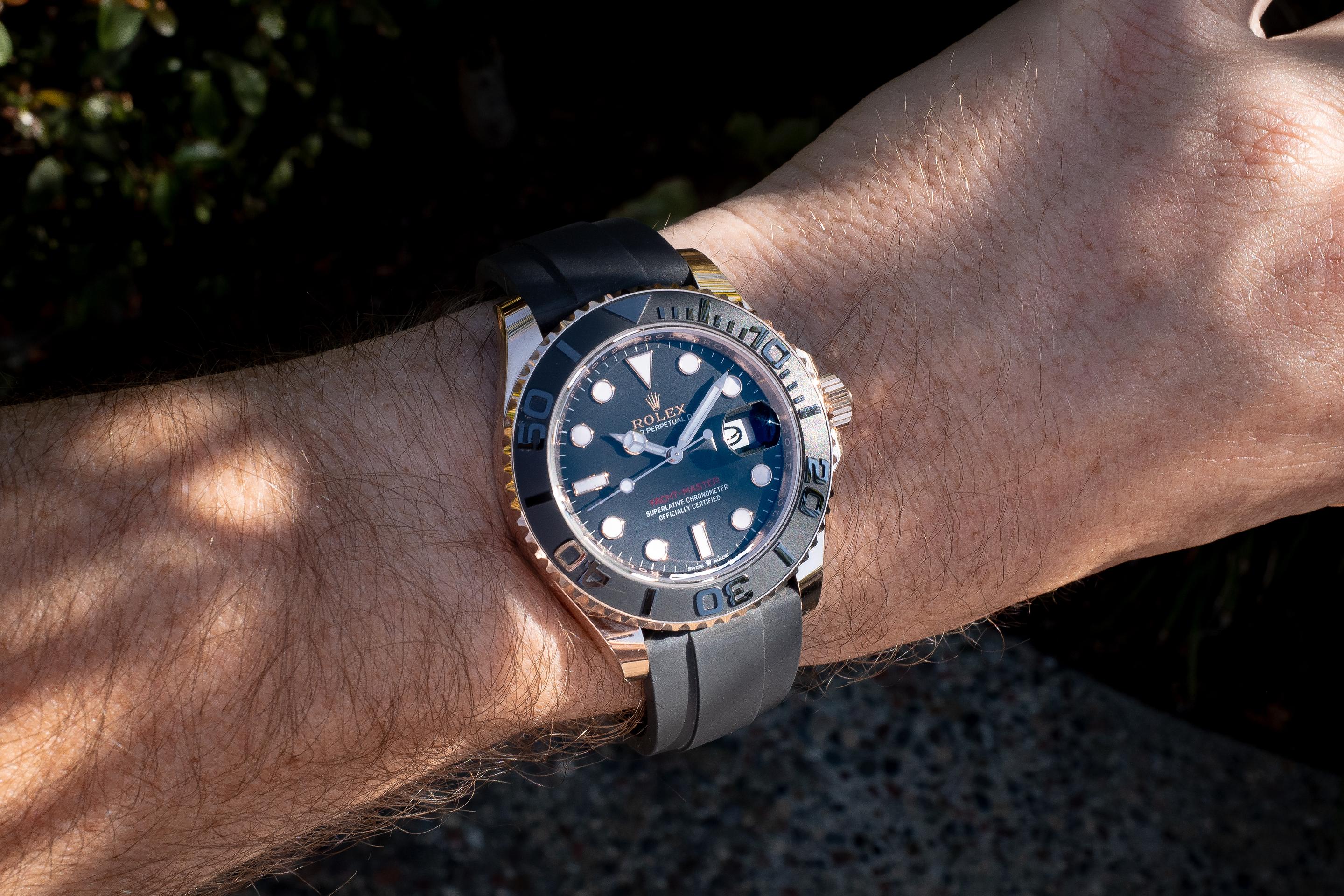 2022 Rolex 18k RG Yacht-Master 126655 with box and Papers